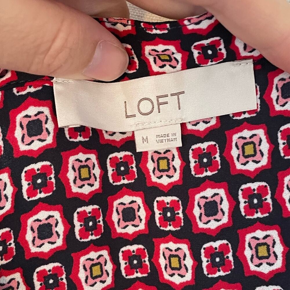 Loft Patterned Blouse - image 4